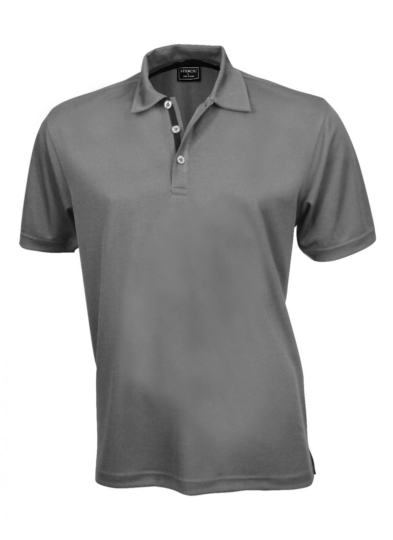 T Shirt Printing Grey Polo